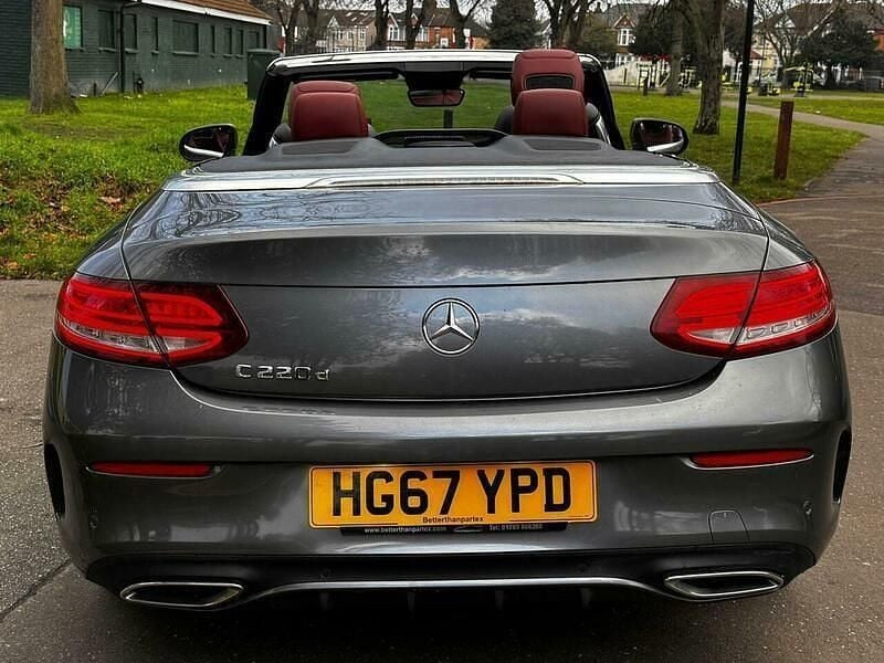 Used Mercedes C220 AMG Line Premium Plus 2017 Grey Cabriolet