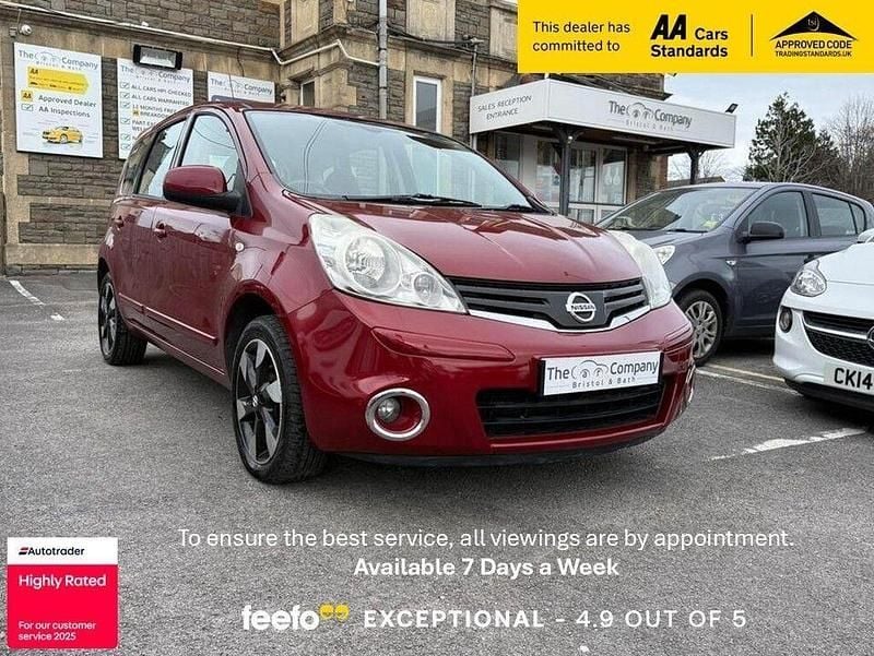Used Nissan Note Acenta 110 HP (80 kW) 2012 Red MPV