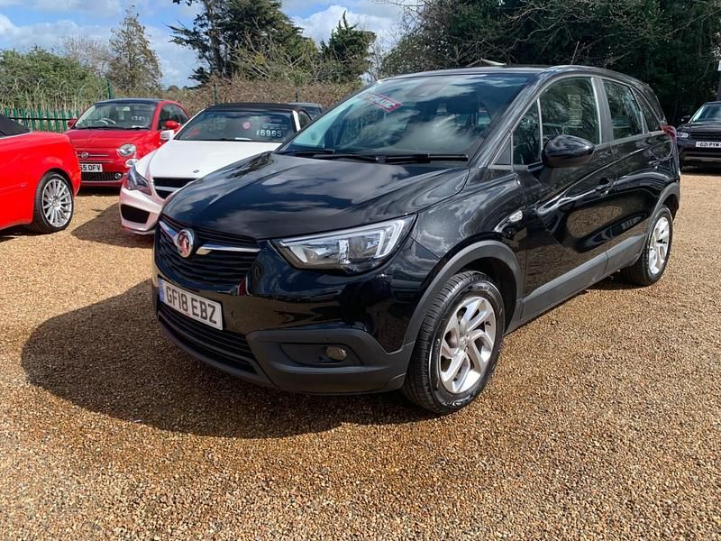 Used Vauxhall Crossland X S 110 HP (80 kW) 2018 Black SUV