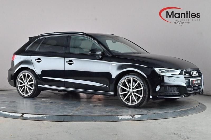 Used Audi A3 Sportback Black Edition 190 HP (139 kW) 2018 Black Hatchback