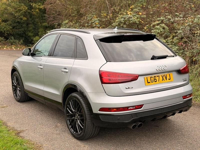Used Audi Q3 Black Edition 180 HP (132 kW) 2017 Silver SUV