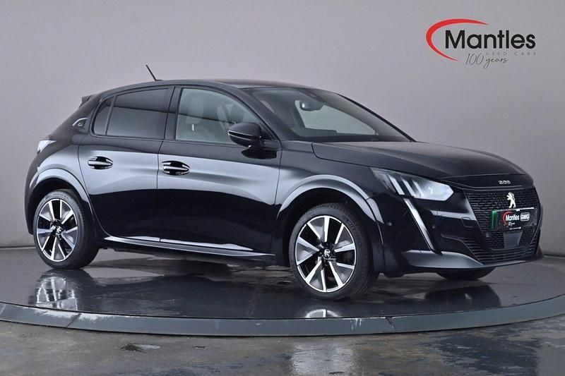 Black Used 2021 Peugeot e-208 Premium Hatchback | £11,995 (Fair price) - Image 1/4