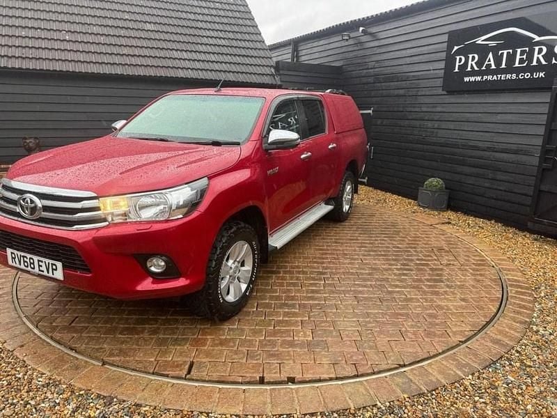 Used Toyota HiLux 150 HP (110 kW) 2018 Red Pickup