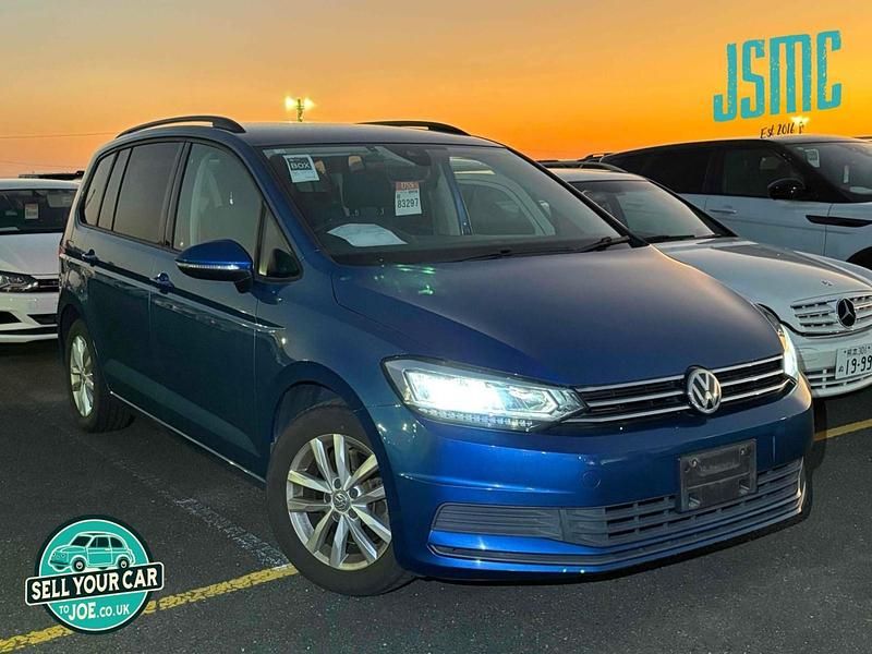 Used VW Touran SEL 150 HP (110 kW) 2016 Blue MPV