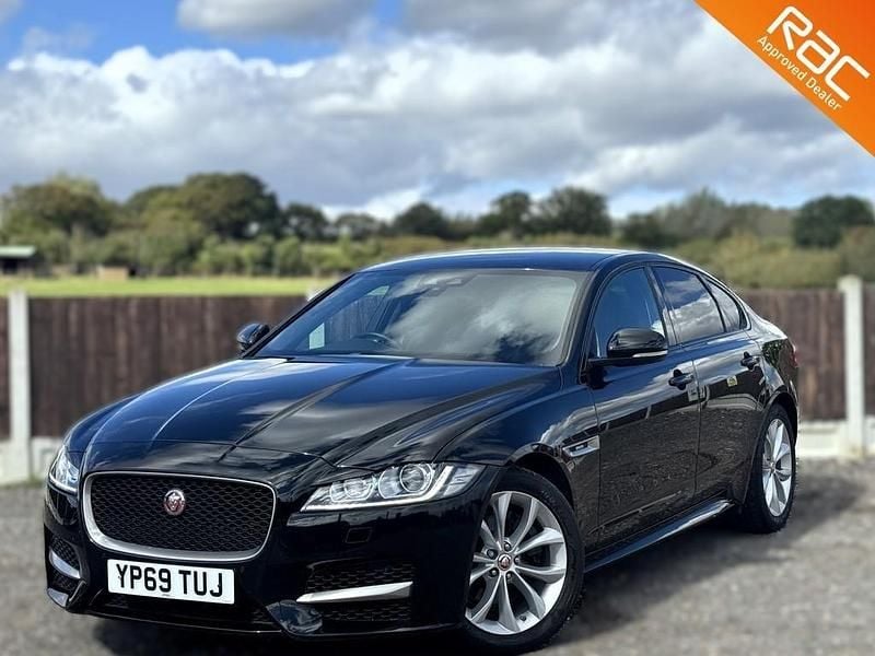 Black Used 2020 Jaguar XF R-Sport Sedan | £19,990 (Expensive) - Image 1/3