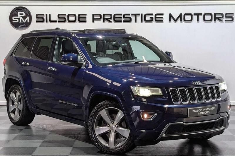Blue Used 2015 Jeep Grand Cherokee Overland SUV | £9,495 (Fair price) - Image 1/1