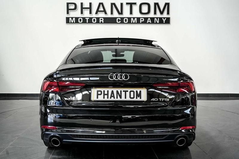 Used Audi A5 Sportback Advanced Plus 190 HP (139 kW) 2019 Black Hatchback