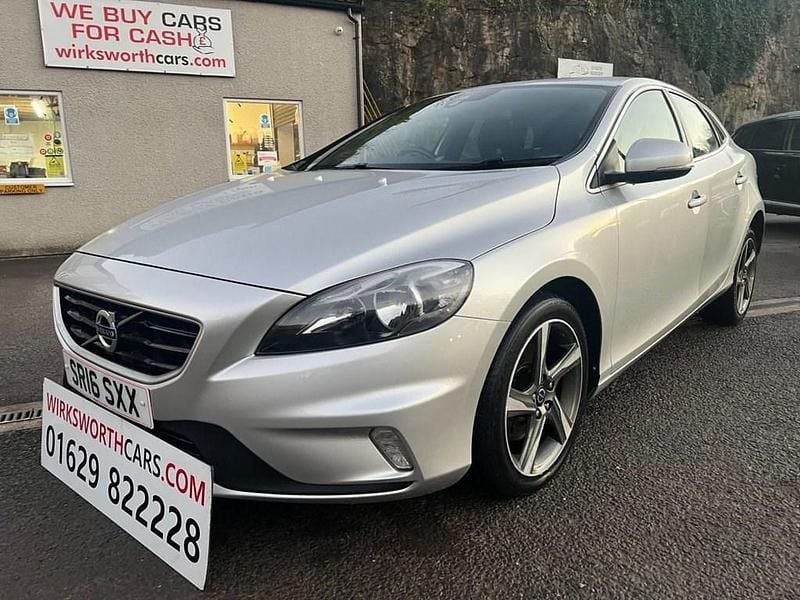 Silver Used 2016 Volvo V40 R-Design Hatchback | £6,995 (Good price) - Image 1/4
