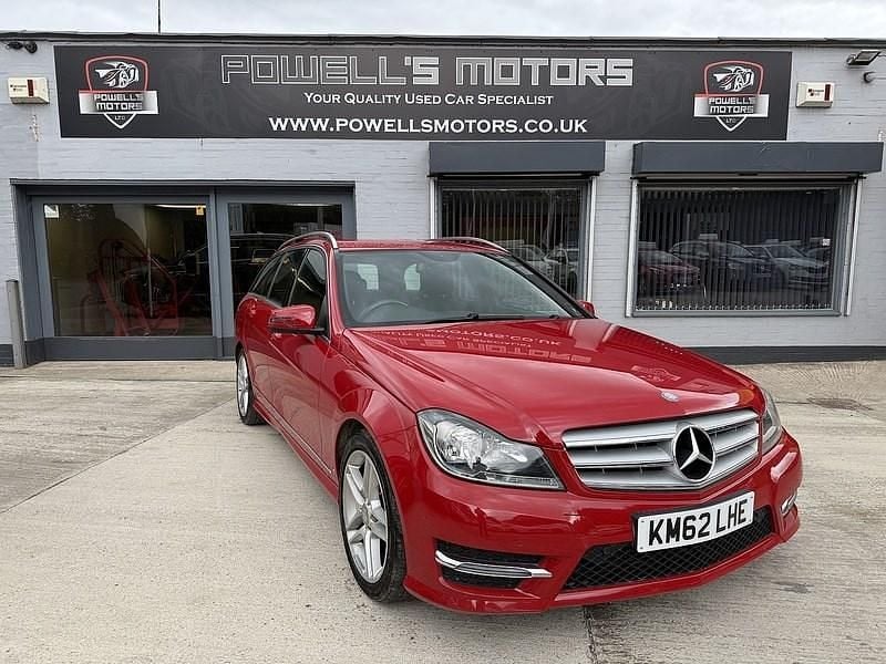 Red Used 2012 Mercedes C220 AMG Estate | £7,895 (Fair price) - Image 1/3