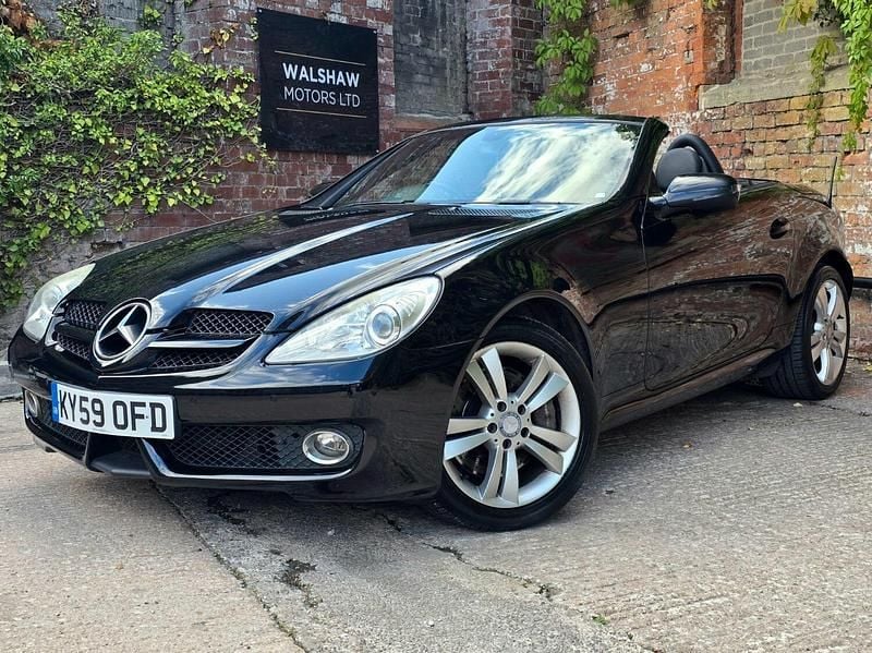 Black Used 2009 Mercedes SLK350 Cabriolet | £5,890 - Image 1/4
