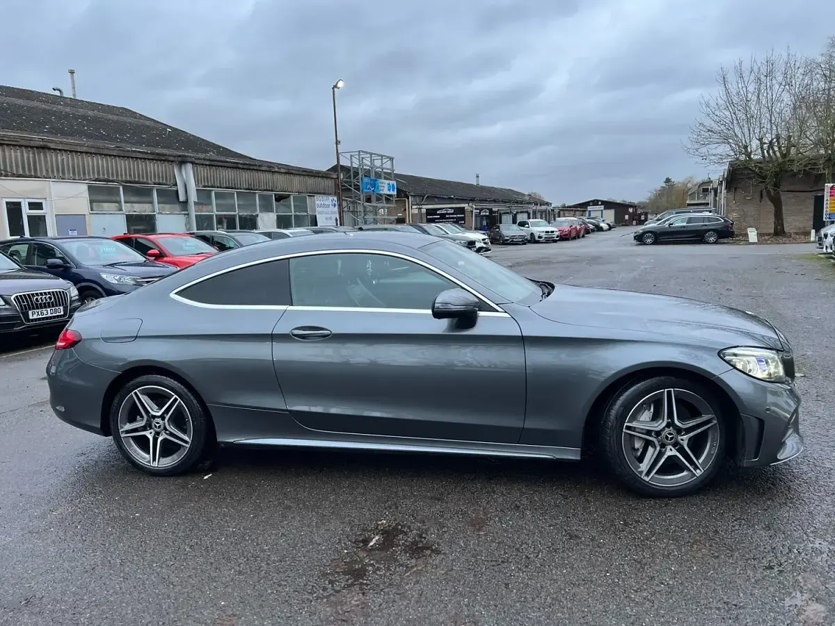 Used Mercedes C300 AMG Line Premium 245 HP (180 kW) 2019 Grey Coupe