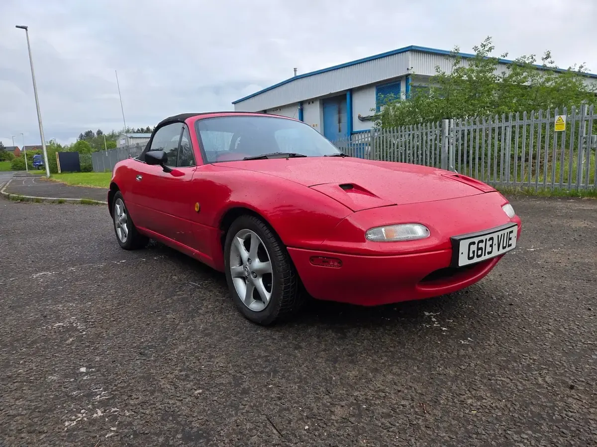 Used Mazda MX5 1990 Red Cabriolet