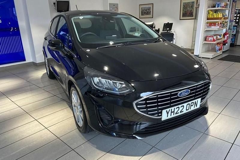 Black Used 2022 Ford Fiesta Titanium Hatchback | £14,832 (Good price) - Image 1/1