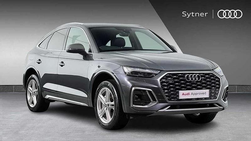 Grey Used 2022 Audi Q5 Sportback S-Line SUV | £30,000 (Fair price) - Image 1/4
