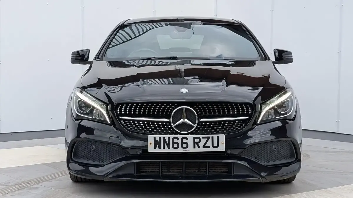 Used Mercedes CLA220 AMG line 177 HP (130 kW) 2017 Black Sedan