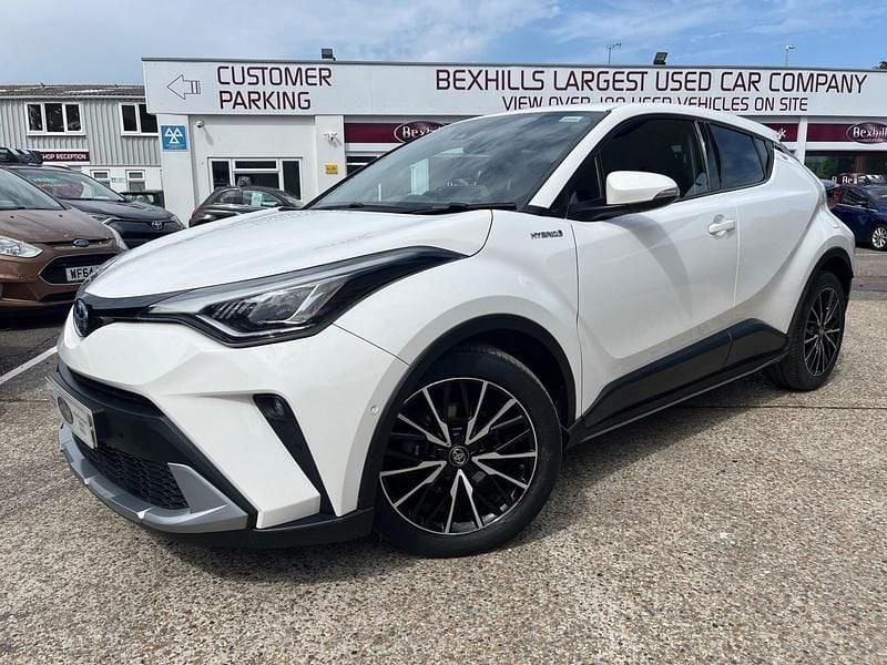 White Used 2021 Toyota C-HR SUV | £19,999 (Fair price) - Image 1/4