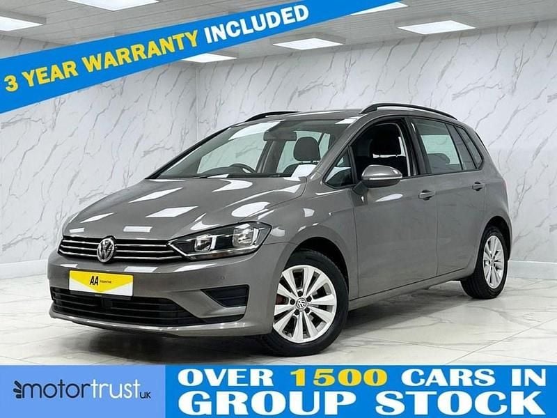 Grey Used 2016 VW Golf Sportsvan SE MPV | £5,195 (Fair price) - Image 1/3