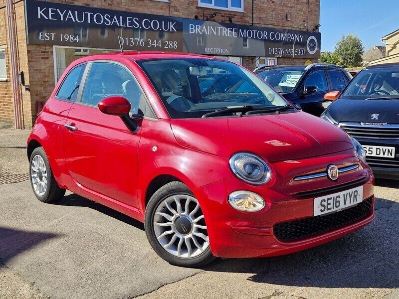 Red Used 2016 Fiat 500 Pop Star Hatchback | £6,495 (A bit pricey) - Image 1/4