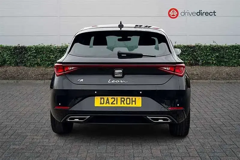 Used Seat Leon FR 150 HP (110 kW) 2021 Black Hatchback