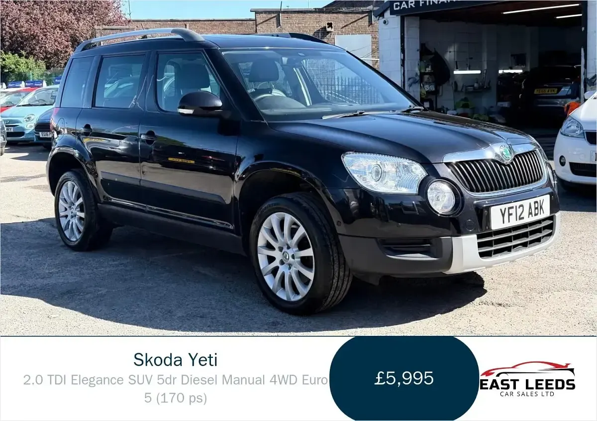 Used Skoda Yeti Elegance 170 HP (125 kW) 2012 Black SUV