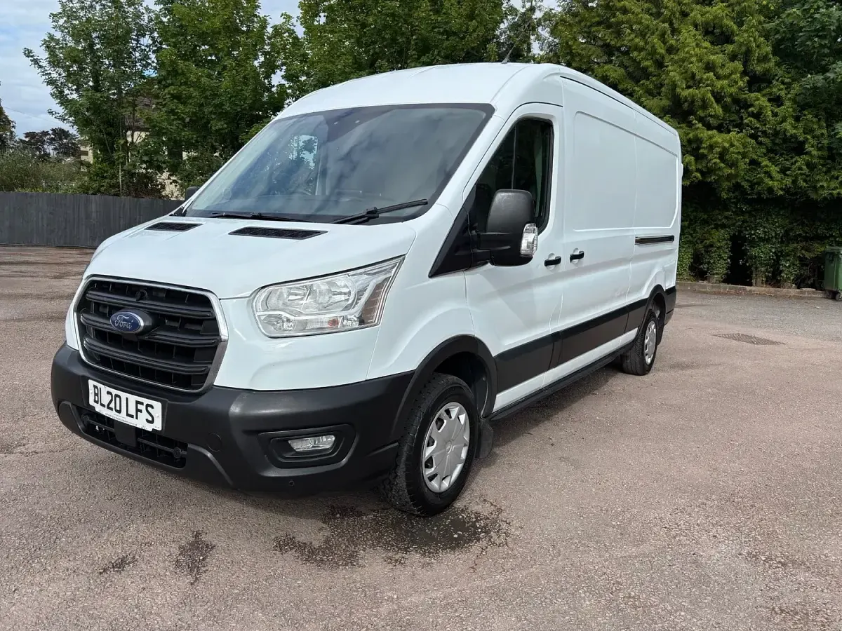 Used Ford Transit Trend 130 HP (95 kW) 2020 White Van