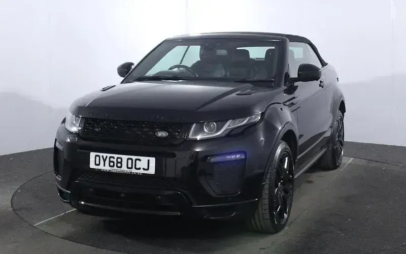 Used Land Rover Range Rover evoque HSE Dynamic 180 HP (132 kW) 2018 Black Cabriolet
