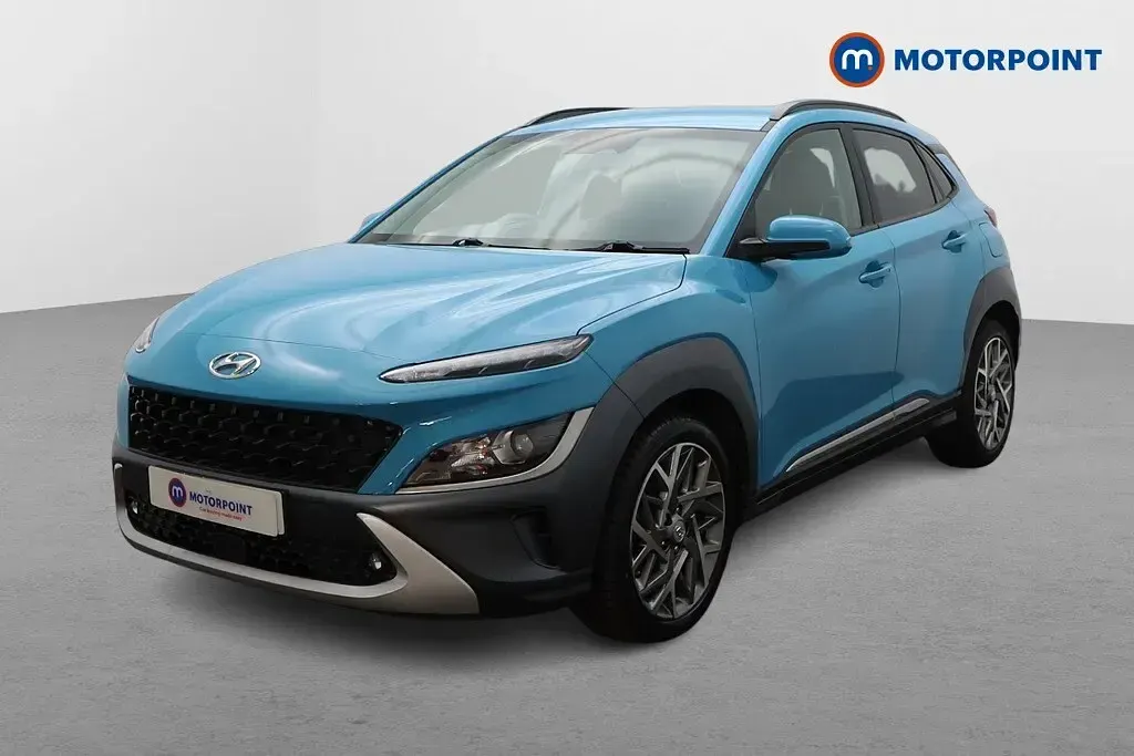 Used Hyundai Kona Premium 141 HP (103 kW) 2021 Blue SUV