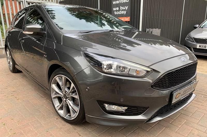 Grey Used 2018 Ford Focus ST-Line Hatchback | £9,995 (Good price) - Image 1/1