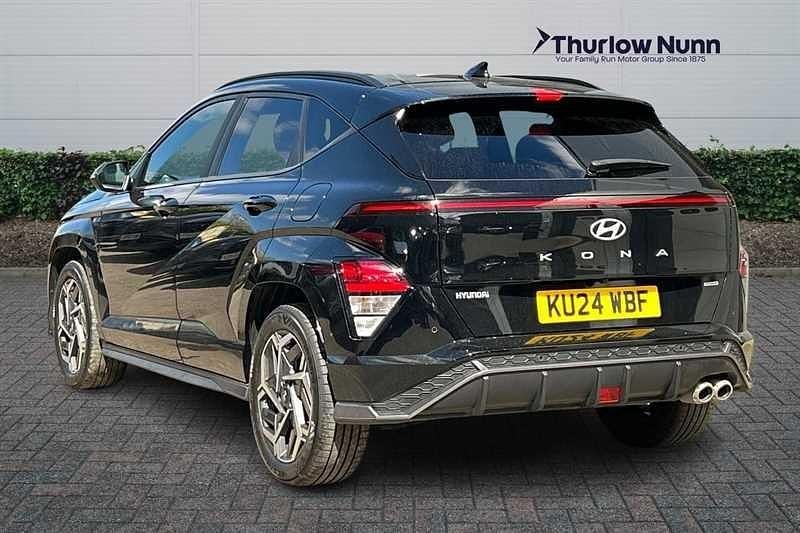 Second-hand Hyundai Kona N Line 141 CP (103 kW) 2024 Negru SUV