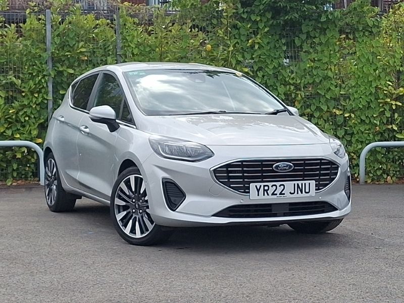 Silver Used 2022 Ford Fiesta Titanium Hatchback | £14,998 (Fair price) - Image 1/4