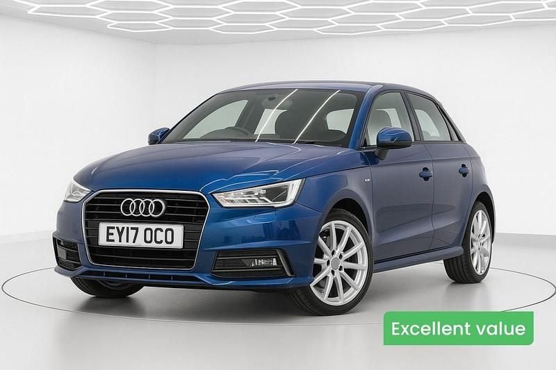 Blue Used 2017 Audi A1 Sportback S-Line Hatchback | £9,745 (Fair price) - Image 1/4