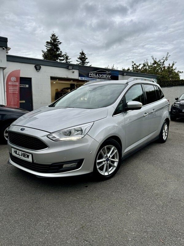 Silver Used 2018 Ford Grand C-Max Zetec MPV | £7,995 (Fair price) - Image 1/4