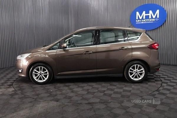 Used Ford C-MAX Zetec 120 HP (88 kW) 2016 Brown MPV