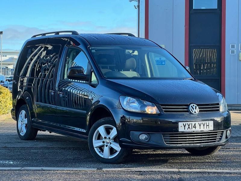 Black Used 2014 VW Caddy Maxi Life Life MPV | £9,950 (Fair price) - Image 1/4