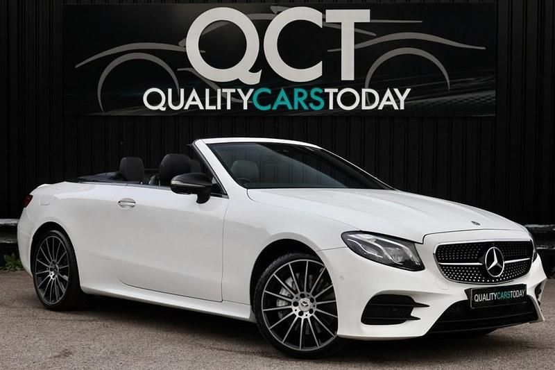 White Used 2019 Mercedes E400 AMG Line Premium Plus Cabriolet | £28,995 (Fair price) - Image 1/1