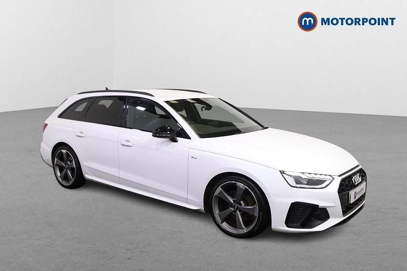 White Used 2021 Audi A4 Black Edition Estate | £22,049 (Good price) - Image 1/4