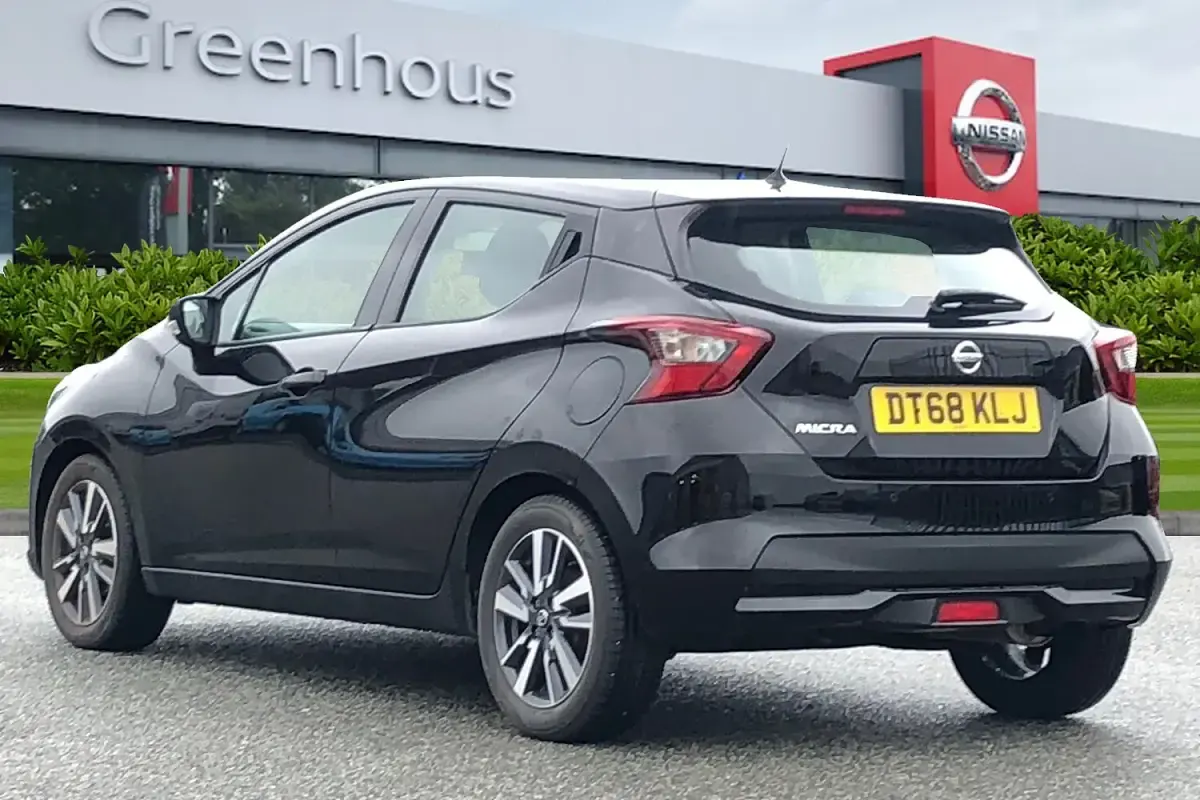 Used Nissan Micra Acenta 90 HP (66 kW) 2019 Black Hatchback