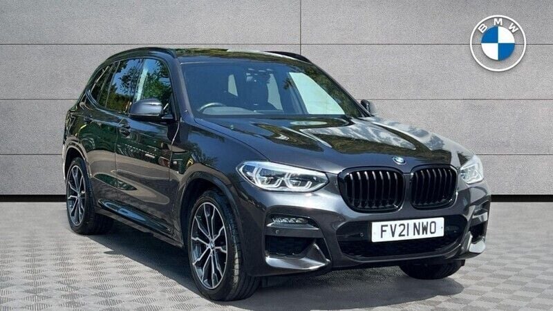 Grey Used 2021 BMW X3 M Sport SUV | £29,693 (Fair price) - Image 1/4