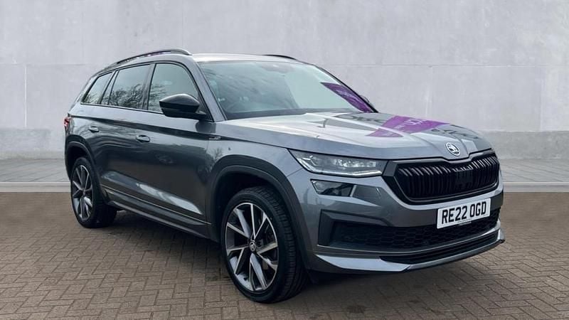 Used Skoda Kodiaq SportLine 150 HP (110 kW) 2022 Grey SUV