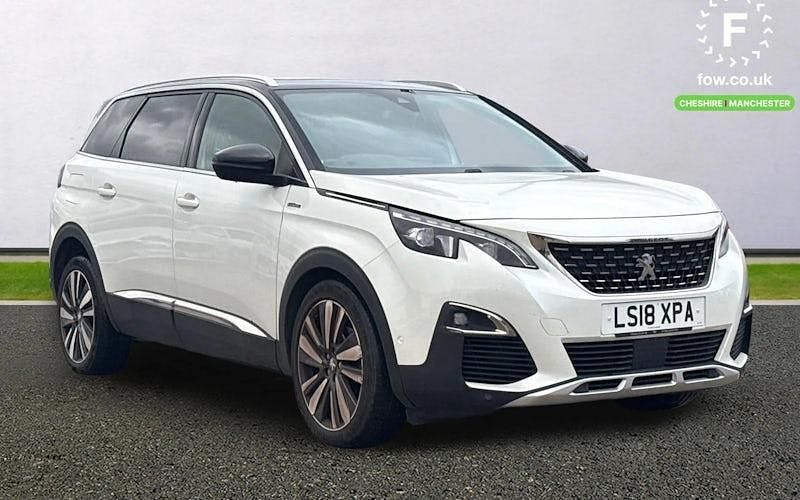 White Used 2018 Peugeot 5008 Premium Estate | £16,899 (Good price) - Image 1/4