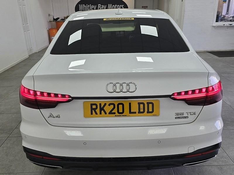 Used Audi A4 Black Edition 163 HP (119 kW) 2020 White Sedan