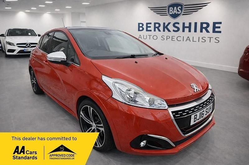 Used Peugeot 208 Prestige 2016 Orange Hatchback