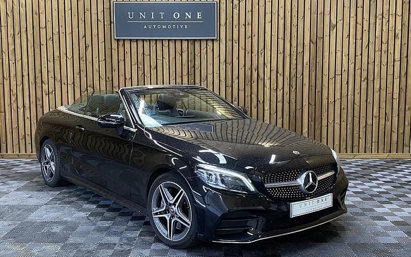 Black Used 2019 Mercedes C300 AMG Line Premium Cabriolet | £20,000 (Fair price) - Image 1/2