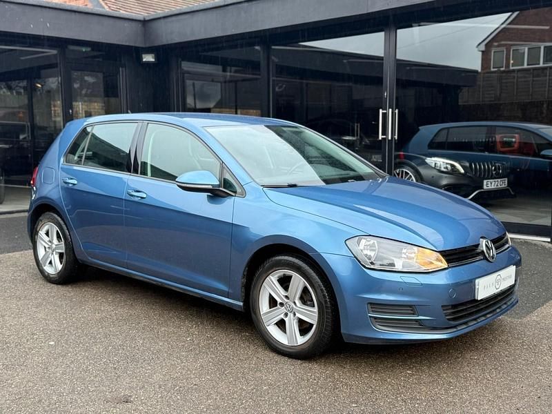 Used VW Golf VII Match 2014 Blue Hatchback