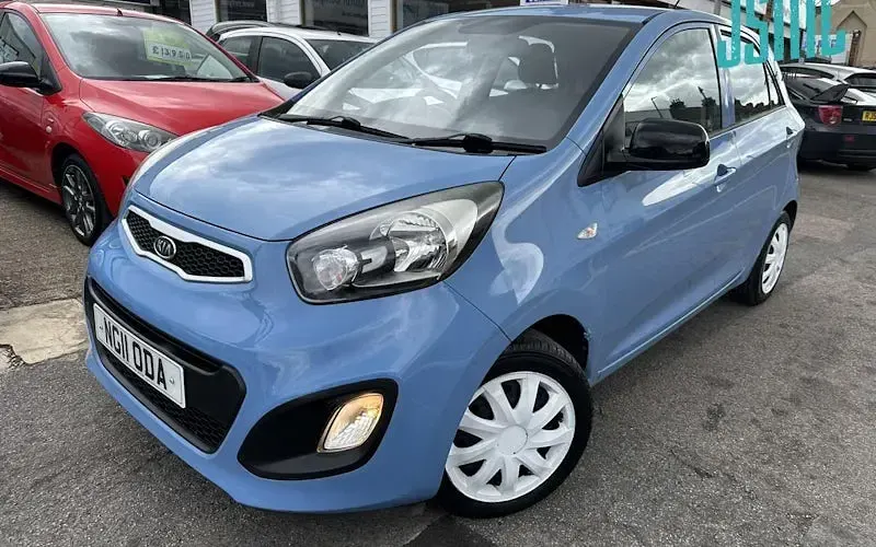 Used Kia Picanto 69 HP (50 kW) 2011 Blue Hatchback