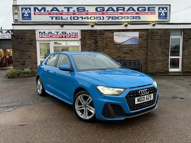 Used Audi A1 S-Line 2021 Blue Hatchback