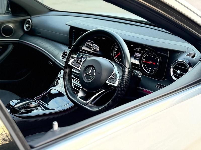 Used Mercedes E350 AMG line 2016 White Sedan