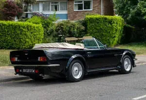 Used Aston Martin V8 Vantage 408 HP (300 kW) 1988 Black Cabriolet