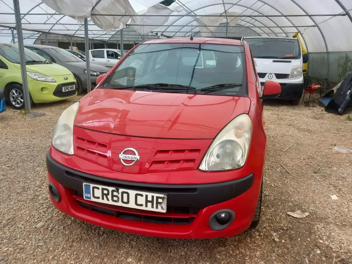 Used Nissan Pixo N-TEC 68 HP (50 kW) 2010 Red Hatchback