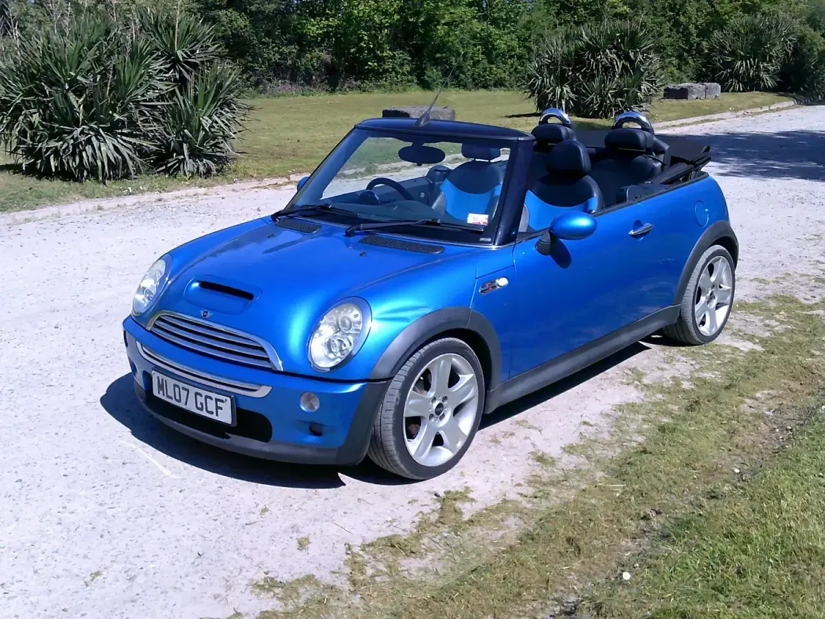 Begagnad Mini Cooper S Cabriolet 2007 Blå Cab